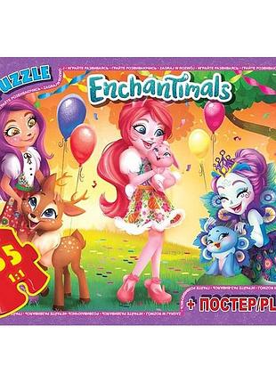 Детский пазл классический "enchantimals" ea212 плакат 35 элементов