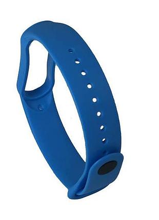 Ремешок силиконовый для xiaomi mi band 5 №14 светло-голубой