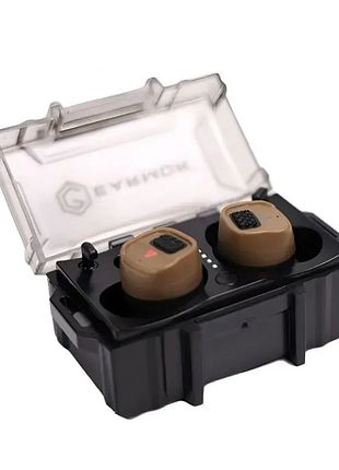 Активні захисні навушники-беруші earmor m20t pro bluetooth — койот