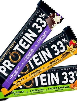 Протеиновый батончик go on protein 33% 50 грамм панная кота клубника