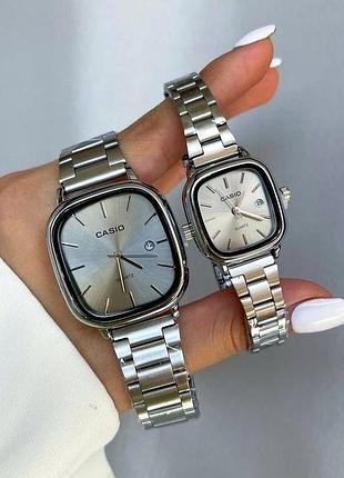 Парні годинники casio — стильний дует для нього та неї, що гармонійно доповнить образи чоловіка й жінки.
