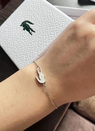 Женский браслет lacoste — нержавеющая сталь, элегантный дизайн, стильный аксессуар, подарочная упаковка