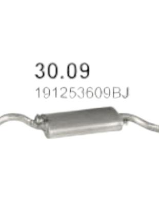 Глушитель volkswagen golf ii polmostrow