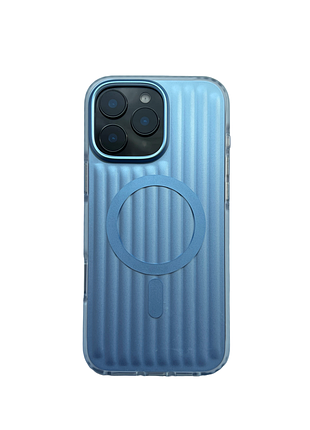 Чохол-накладка case lab ribbed для iphone 15 pro синій