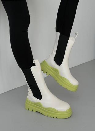 Bottega veneta beige/green no logo