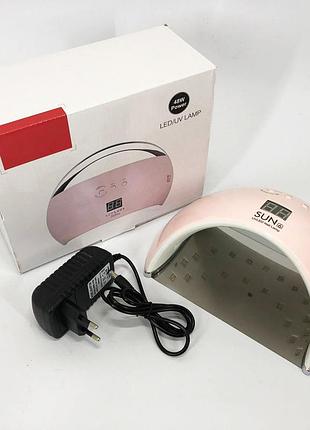 Уф лампа для сушки гель лака uv, сушилка для маникюра ногтей оригинальная лед лампа маникюра dr-97
