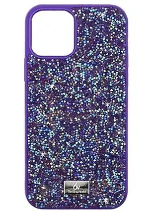 Чохол-накладка bling world rock diamond для iphone 16 світло-фіолетовий