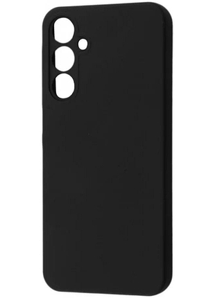 Чохол-накладка silicone case full samsung galaxy s25 plus чорний