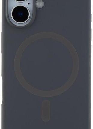 Чохол-накладка bizon soft silicone (magsafe) для iphone 17 сірий