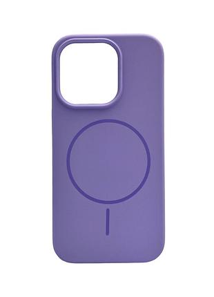 Чохол-накладка cosmic silicone magnetic для apple iphone 14 pro max елегантний фіолетовий