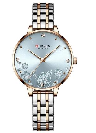 Женские наручные часы curren blanche new кварцевые, минеральное стекло.