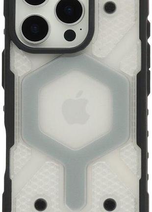 Чохол-накладка bizon для iphone 15 pro max сірий