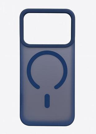 Чохол-накладка case lab softy для iphone 17 pro темно-синій