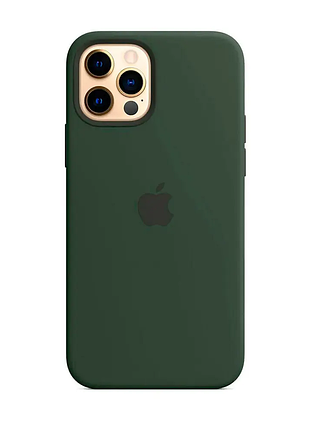 Чохол-накладка silicone case cyprus для iphone 12 pro max зелений