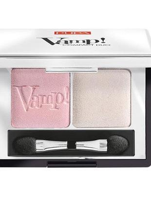 Подвійні компактні тіні pupa vamp! compact duo 001 22 г