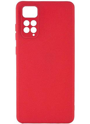 Чохол-накладка bizon android захист камери для xiaomi redmi note 11 pro 4g червоний