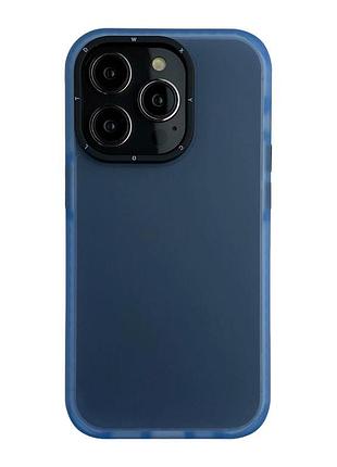 Чохол-накладка case lab frosted для iphone 13 pro синій
