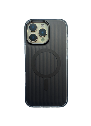 Чохол-накладка case lab ribbed для iphone 16 pro max чорний