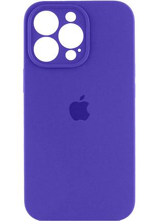 Чохол-накладка silicone full aa camera protect для apple iphone 15 pro max фіолетовий