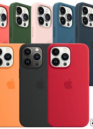 Чохол-накладка silicone case storm для iphone 15 pro синій 3