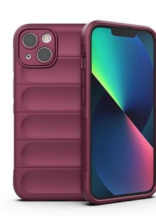 Чохол-накладка cosmic magic shield для apple iphone 13 сливовий фіолетовий