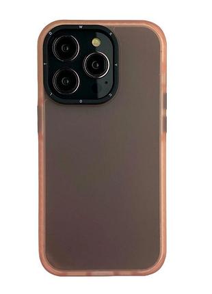 Чохол-накладка case lab frosted для iphone 13 pro рожевий (ks000040727)