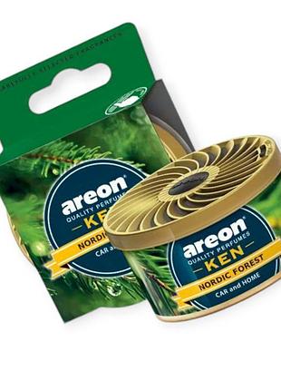 Ароматизатор на панель areon ken 35г "nordic forest"