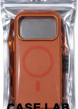 Чохол-накладка bizon monochrome для iphone 17 pro max помаранчевий 2