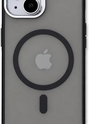 Чохол-накладка case lab nebula ring для iphone 13/14 чорний