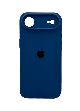 Чохол-накладка silicone full aa camera protect для apple iphone 17 air синій (kmfullaai17a-16)