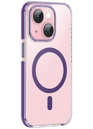 Чохол-накладка hoco anti-drop для iphone 15 plus фіолетовий