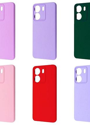 Чохол-накладка bizon android захист камери для xiaomi redmi 13c/poco m6 5g/poco c65 червоний