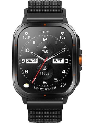 Мужские смарт, часы uwatch bavaro nano nylon 2 ремешка.