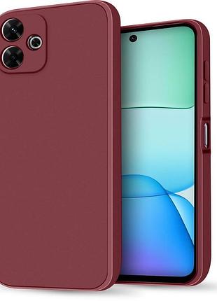 Чохол-накладка bizon android захист камери для xiaomi redmi 13 сливовий фіолетовий