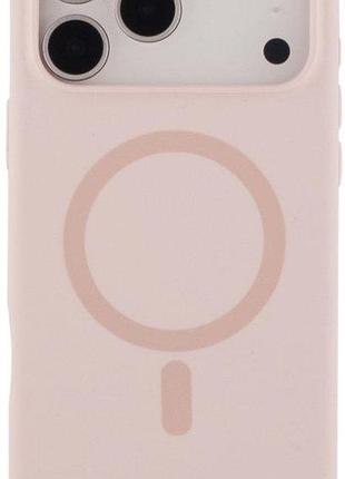 Чохол-накладка bizon для iphone 17 pro max рожевий