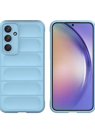 Чохол-накладка cosmic magic shield для samsung galaxy a35 5g блакитний