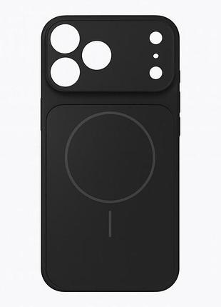 Чохол-накладка case lab glases для iphone 16 чорний