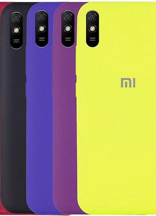 Чохол-накладка bizon android захист камери для xiaomi redmi a1 бордовий 2