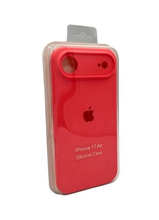 Чохол-накладка silicone full aa camera protect для apple iphone 17 air рожевий (kmfullaai17a-50) 2