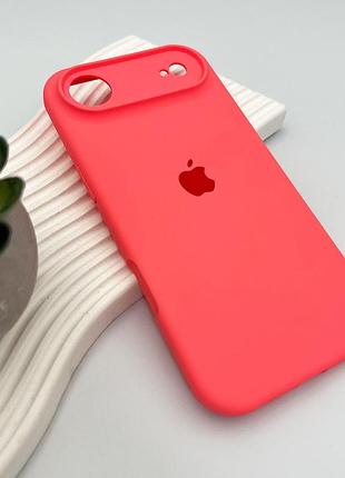 Чохол-накладка silicone full aa camera protect для apple iphone 17 air рожевий (kmfullaai17a-50) 4