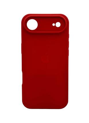 Чохол-накладка silicone full aa camera protect для apple iphone 17 air червоний (kmfullaai17a-20)