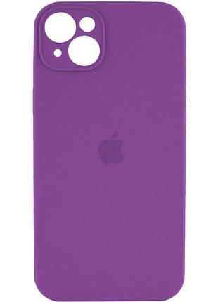 Чохол-накладка silicone full aa camera protect для apple iphone 15 фіолетовий