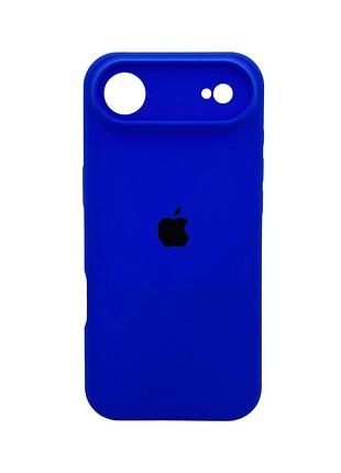 Чохол-накладка silicone full aa camera protect для apple iphone 17 air синій (kmfullaai17a-45)