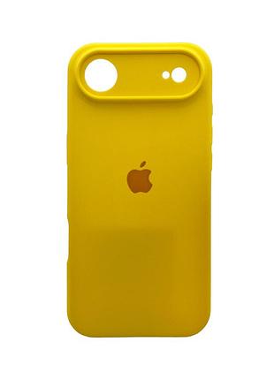 Чохол-накладка silicone full aa camera protect для apple iphone 17 air жовтий (kmfullaai17a-56)