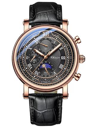 Чоловічий наручний годинник chenxi patek кварцовий, мінеральне скло.