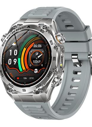 Мужские смарт, часы uwatch flash steel silver 2 ремешка.