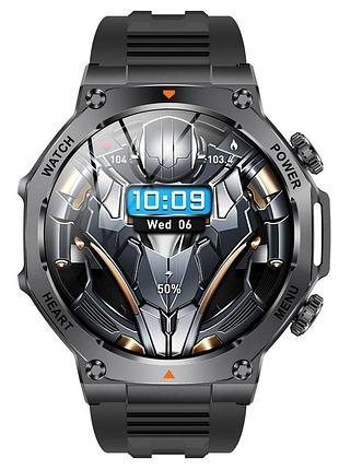 Чоловічий смартгодинник uwatch mevaden ultra rubber 2 ремінці.