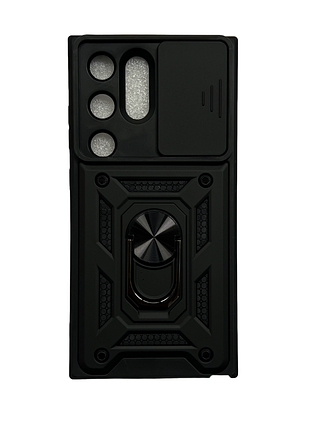 Чохол-накладка armor case захист камери для samsung s22 ultra чорний