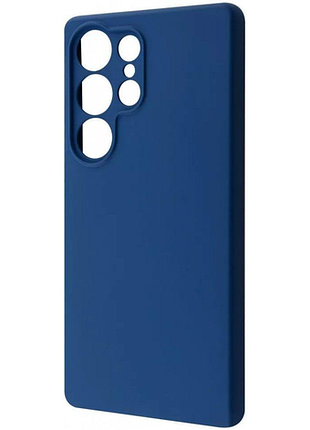 Чохол-накладка silicone case full samsung galaxy s25 ultra синій