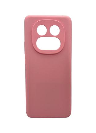 Чохол-накладка cosmic silicone android для xiaomi redmi note 14 pro 5g рожевий